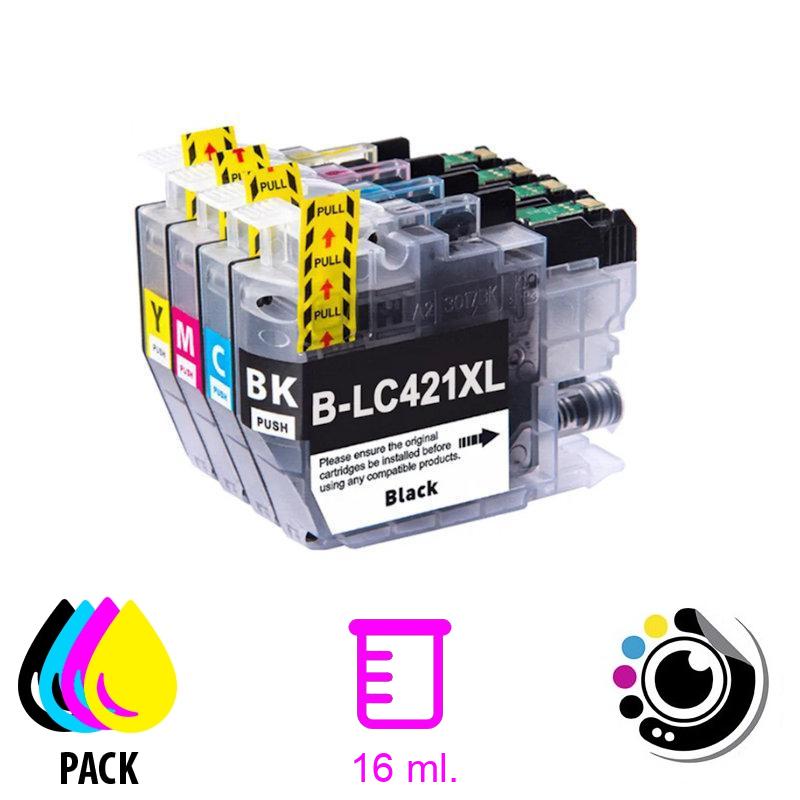 Cartucce Compatibili Pacco da 4 Brother LC421XL