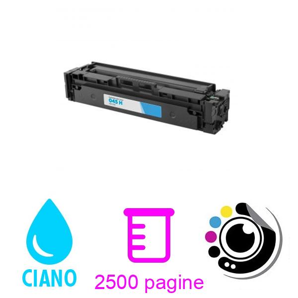 Compatibile Toner Canon 045H / 045 Ciano 1245C002 / 1241C002