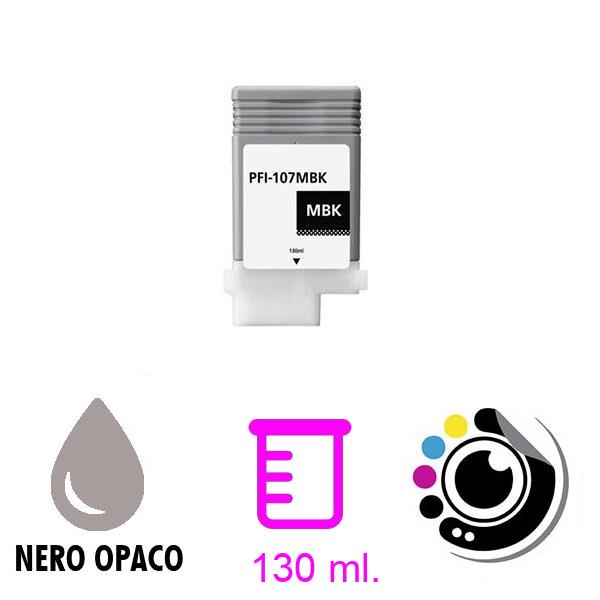 Compatibile Cartuccia Canon PFI107 Nero Opaco PFI-107MBK / 6704B001