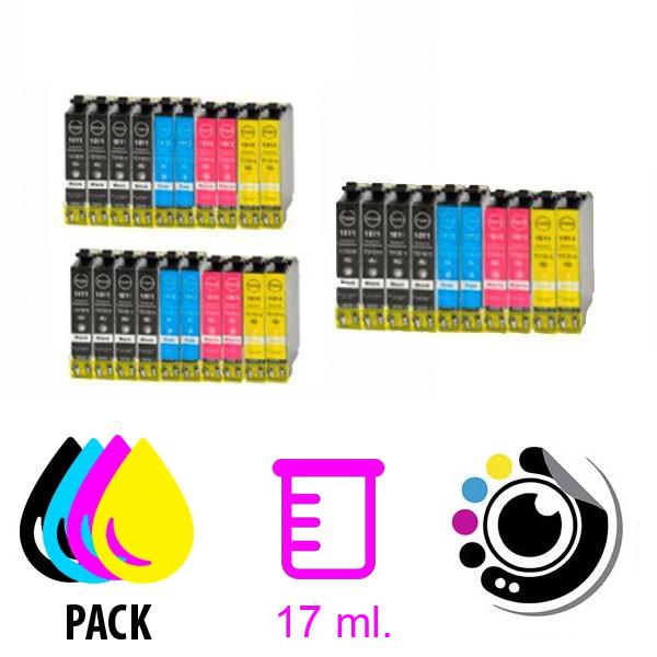 Pacco da 30 Cartucce Compatibili Epson T1811/2/3/4 - 18XL