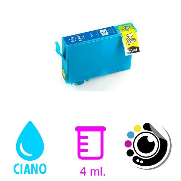 Cartuccia Compatibile Epson 603XL / T03A2 / T03U2 Ciano C13T03A24010 / C13T03U24010 per XP2100, XP2105, XP3100, XP3105, XP4