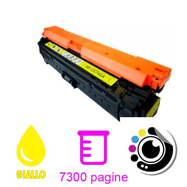 Compatibile Toner HP CE742A / 307A Giallo