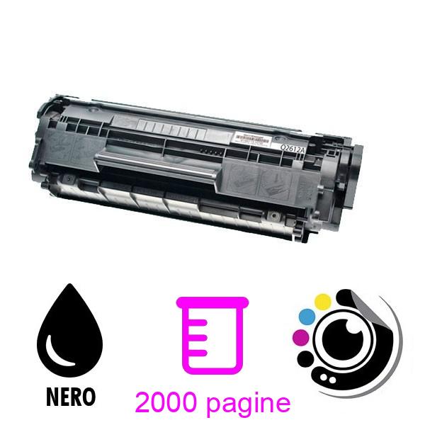 Compatibile Toner HP Q2612A / 12A Nero