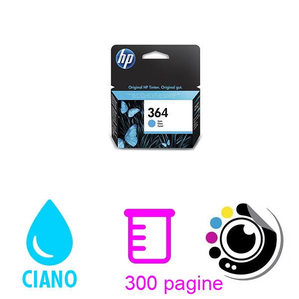 Originale Cartuccia HP 364 Ciano CB318EE