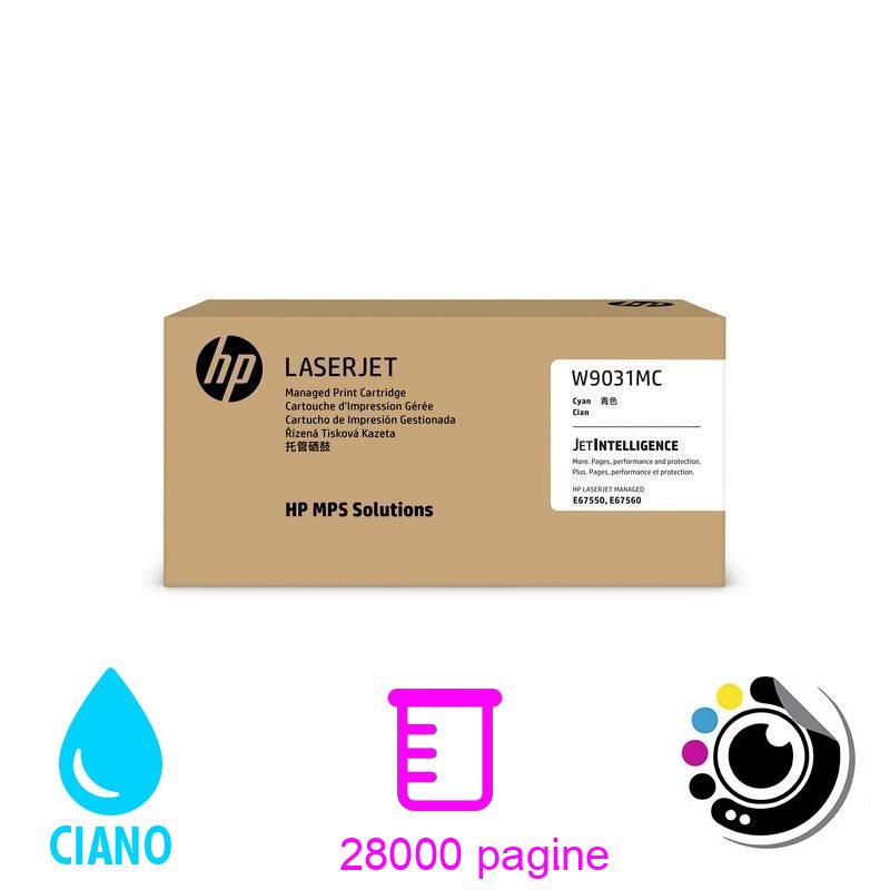 Originale Toner HP W9031MC Ciano