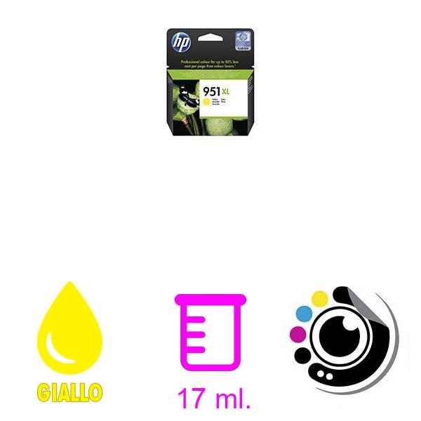 Cartuccia Originale HP 951 XL gialla
