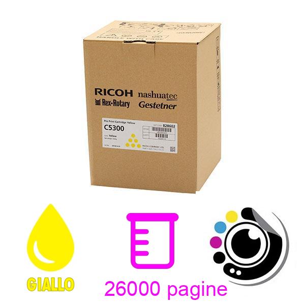 Toner Originale Ricoh Pro C5300 Giallo 828598 / 828602